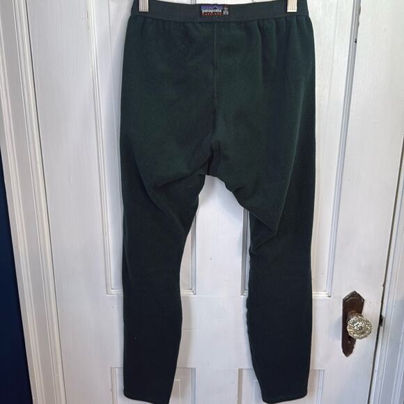 PATAGONIA Capilene Vintage Green Fleece Mens Base Layer Pants M-243 Sz S - Picture 6 of 7